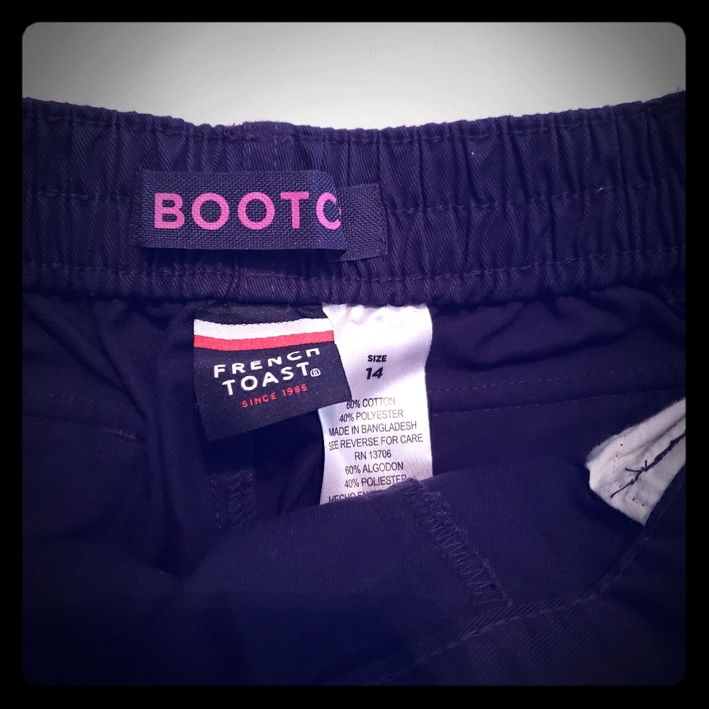 French Toast Navy Girls Pants